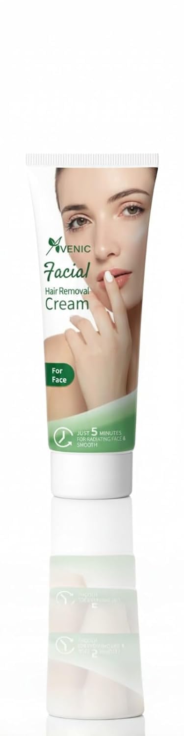 Facial Hair Removal Cream for Face – Gentle, Fast & Safe Hair Removal for Smooth, Soft, and Hair-Free Skin, Suitable for Sensitive Facial Skin-image-19