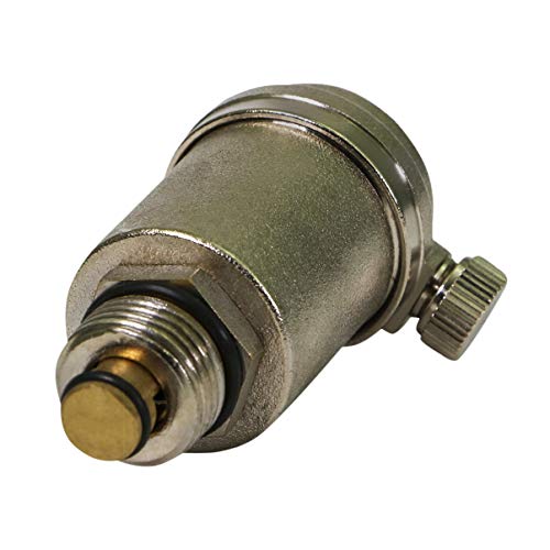 Image of Midline Valve NQF200-5 PEX 1 /2 in. Air Vent Drain Valve; for Radiant Heating Manifold (5 Pack)