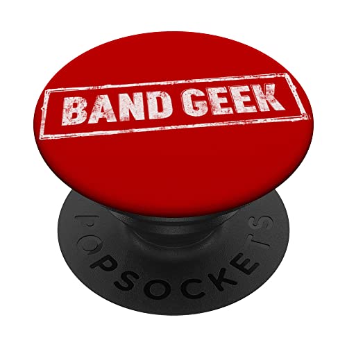 Funny Marching Band Pride Humor for Proud Marching Band Geek PopSockets Adhesive PopGrip