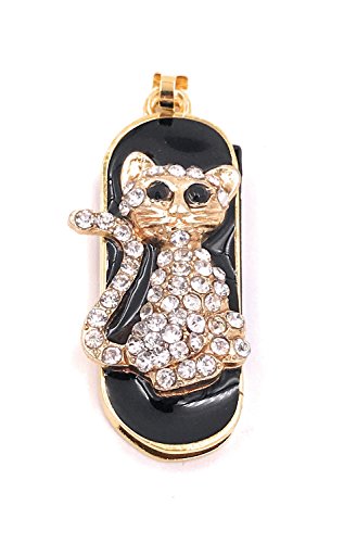 H-Customs Katze Gold schwarz USB Stick 8GB 16GB 32GB USB 2.0/8 GB