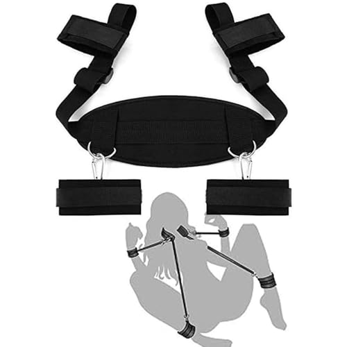 binxliuxo 1PC Accesorios Ajustables para Yoga Indoor en Pareja B - D - S - m,Inmoviliza la Mano y la Pierna