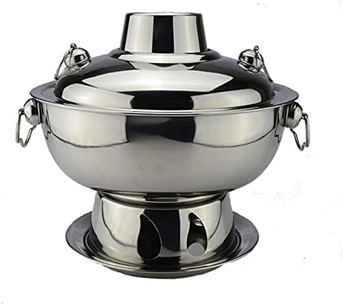 Olla Hot Pot de Cobre Beijing, Estilo Chino, Acero Inoxidable 304