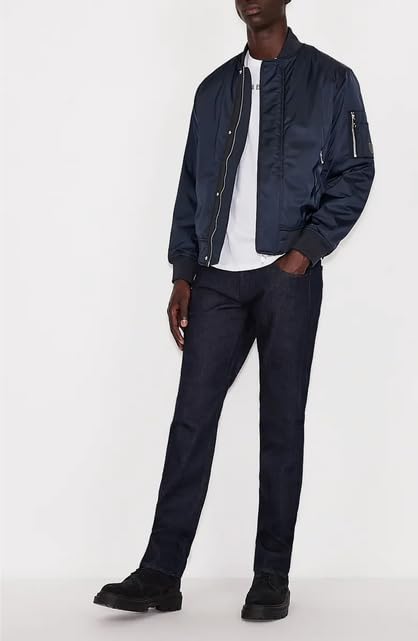 Armani Exchange Men's 5 Pocket Slim Denim Dark Rinse3