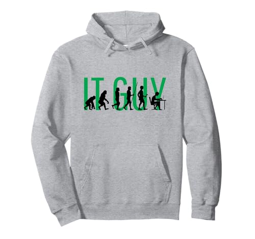 Evoluzione del supporto tecnico informatico del ragazzo IT Felpa con Cappuccio