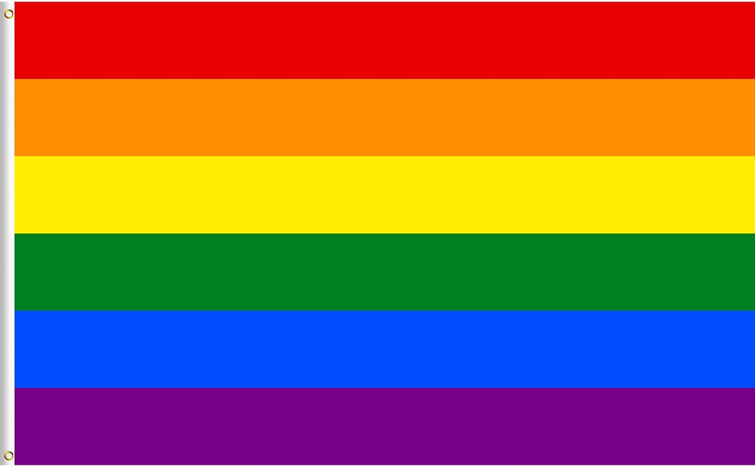 Transgender Flag 6 x 10 FT, 180 x 300 cm LGBTIQ+ Pride Flags, Polyester Banner for Outdoor, Vivid Color, Fade Proof, Durable, with 2 Brass Grommets
