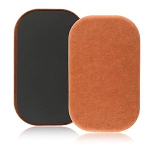 BOXOB 2pcs Workout Sliders, Exercise Core Sliders for Hardwood Floors Sliding Discs for Strength Training Pilates Home Gym Use Protect Floor Surface