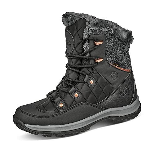 Jack Wolfskin Aspen Texapore Mid W Outdoorschuhe, black / dark grey, 35.5