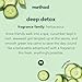 Method Body Wash, Daily Zen, Paraben and Phthalate Free, 18 oz (Pack of 1), Detoxifying