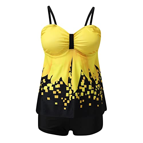Tankini divisé pour femme grande taille avec maintien optimal