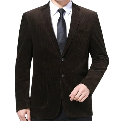 Veste en velours côtelé homme blazer costume aux finitions haut de gamme automne