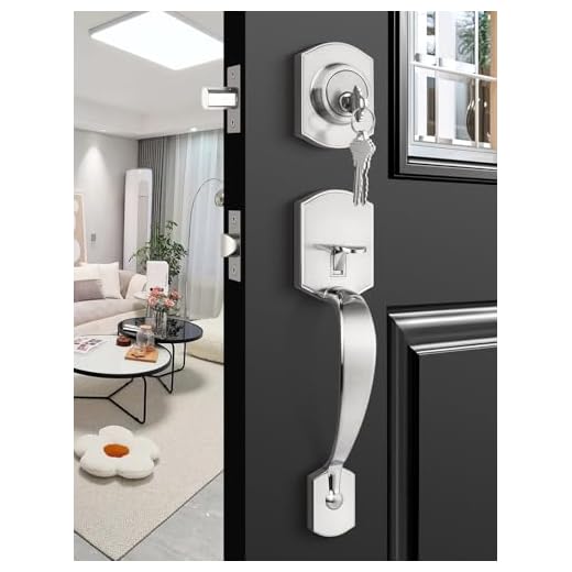 Tinewa Front Door Handle and Deadbolt Set