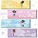 4 Pieces Girls Room Signs Decor Motivational Black Girl Wall Art Rustic Wall Hanging Plaque Motivational Wooden Decor Inspirational Positive Wall Plaque for Tween Kids Girls Bedroom Home Living Room
