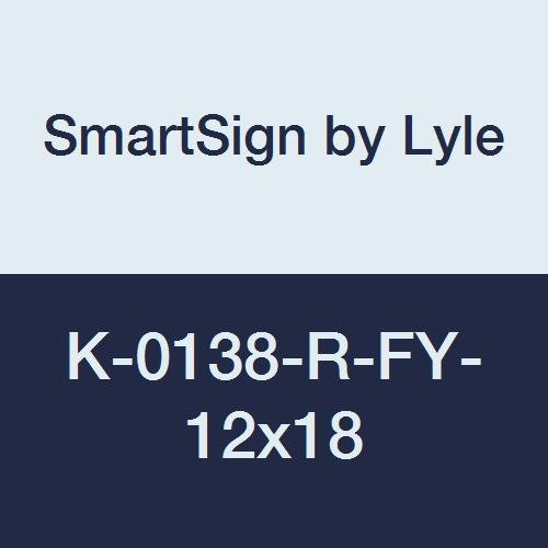 SmartSign "Go Back" Sign with Left Arrow | 12" x 18" 3M High Intensity Grade Reflective Aluminum