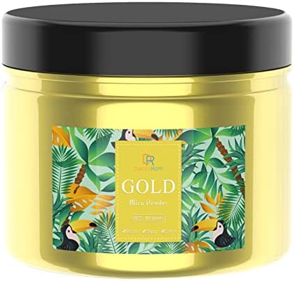 Epoxy Resin Colour Pigment - Metallic 100g / 3.5oz Green Mica Powder for Epoxy Resin Art Colouring, Soap Making - Cosmetic Grade Resin Colour Dye for Jewelry, Slime, Painting, Make-up, Nails Art