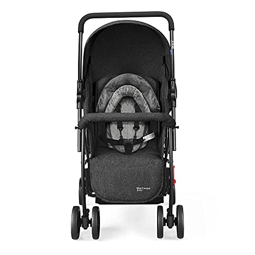 Protetor Acolchoado 2 em 1 com Almofada para Cinto de Segurança Safe Ride Preto Multikids Baby - BB1