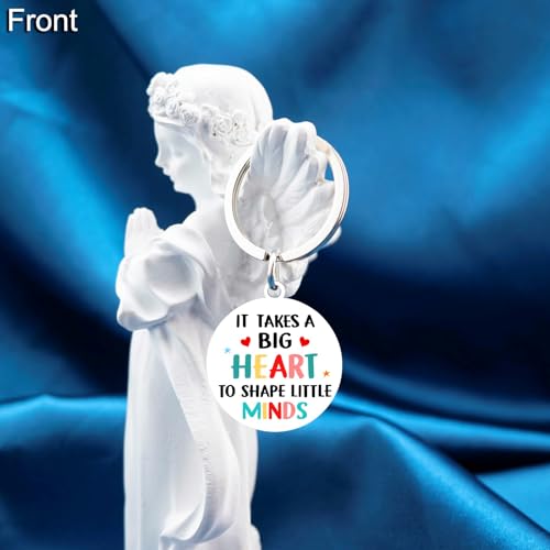 ichrati Best Teacher Gifts for Women New Teacher Appreciatio Present for Birthday from Student Cute Double-sided Keychain - Image 5