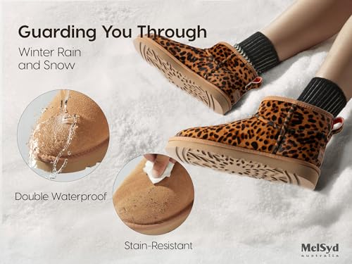 Image of 100% Sheepskin Mini Boots with Arch Support Options: Warm to -22F