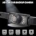 Universal 170° Backup Camera for Car with 8 HD LED Night Vision High Definition Color License Plate Reverse Vehicle Camera, IP68 Waterproof Rear View for Car/SUV/Truck/Van/RV/UTV Pickup