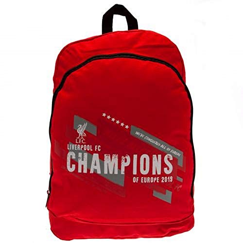 Liverpool Fc Champions of Europe Backpack Rucksack Gym Sports Holdal