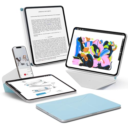 Image of MOFT Dynamic Folio Case for iPad Pro 11 Inch Case, 2022 /2021 /2020 /2018 Model (4th /3rd /2nd /1st Generation), Silm Magnetic Stand Case with 20+ Viewing Angles, Auto Wake /Sleep, Soothing Mist x Misty Cove