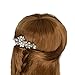 Produktbild Braut-Haarschmuck für Damen, zur Hochzeit, Brautschmuck Haarkamm, Perle Haarspangen, Perlenkamm