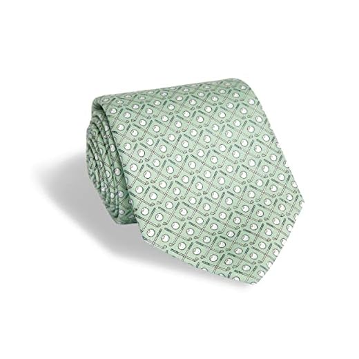 vineyard vines mens Men's Golf Clubs Necktie, Golf Club Green, One Size US