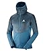 Produktbild SALOMON Softshell-Jacke Winddichte Herren Funktions-Jacke Drifter Air Mid Hoodie Regen-Jacke Outdoor-Jacke Blau, Größe:S