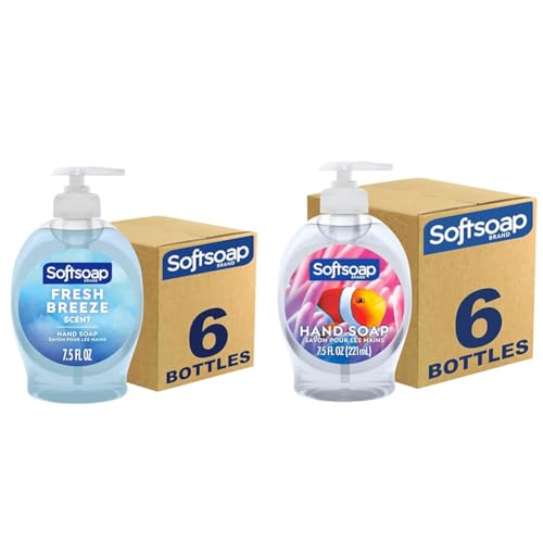 Softsoap Liquid Hand Soap Fresh Breeze and Aquarium Series - 7.5 Fl Oz (Pack of 6) Bundle image 2
