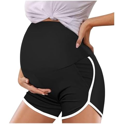 TTNTTR Plus Size Maternity Shorts for Comfort Cover