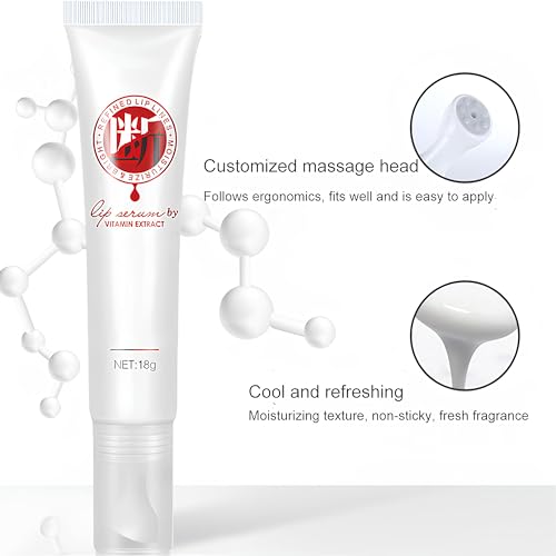 Cappuvini Jinshane Lip Serum by Vitamin Extract, Lip Lightening for Dark Lips, Lip Balm Dark Lip Treatment for for Smokers and Non-smokers, Lip Brightener for Dark Lips Fade Cream, 2Paack