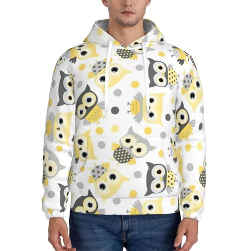 Sweat à capuche en polaire homme chaud et confortable avec cordon - 2