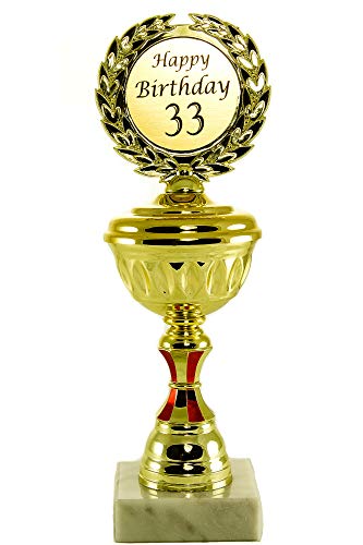 SünGross Pokal in Geschenkbox zum 33. Geburtstag Cover