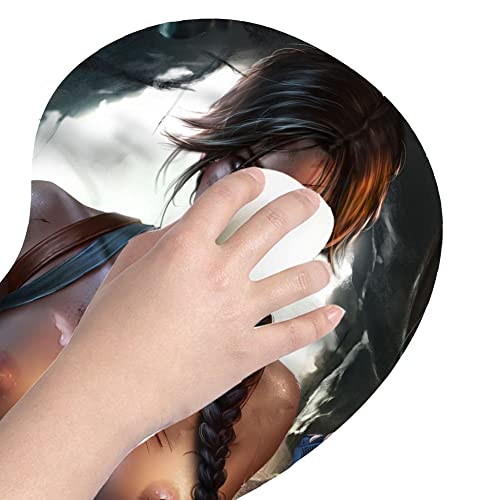 JWZPILLOW Laura Anime Mouse Pad with Silicone Wrist Rest #TOP30