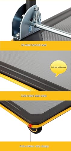 Carretilla plegable para carga pesada 77x50x83 cm miniatura 4