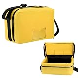 Sanwuta Crime Scene Evidence Detective Kit Evidence Markers Crime Scene ID Marker Carrying Case for Murder Themed Mystery Halloween Party Decorations, Lightweight, Yellow