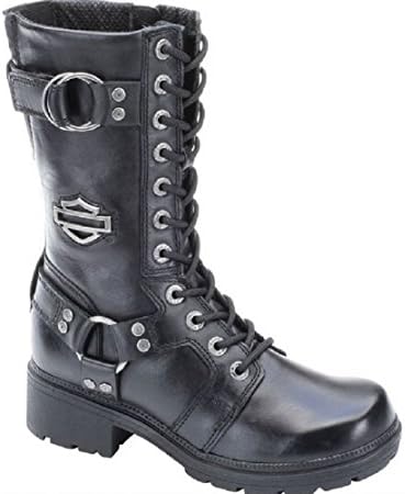 Harley-Davidson Footwear Women's EDA Boot, Black, 7 | Image 1