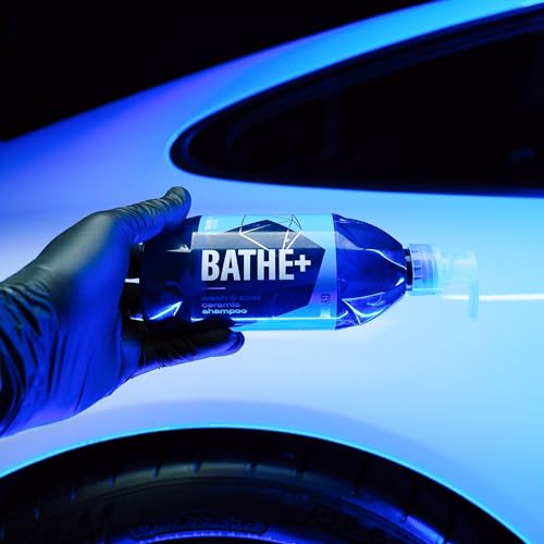 GYEON Bathe+ 500ml - Ceramic Car Wash Soap - Market First SiO2 Infused Car Wash Soap - Leaves a High Gloss and Hydrophobic Surface to All Exterior Finishes - Thumbnail 5