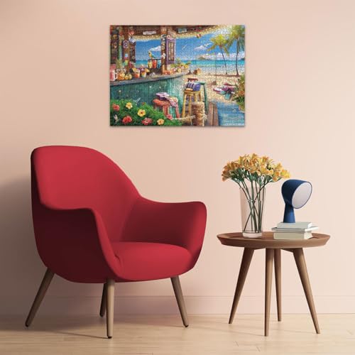 Puzzle 1500 pièces : Le bar du bord de plage Ravensburger France - vue 9