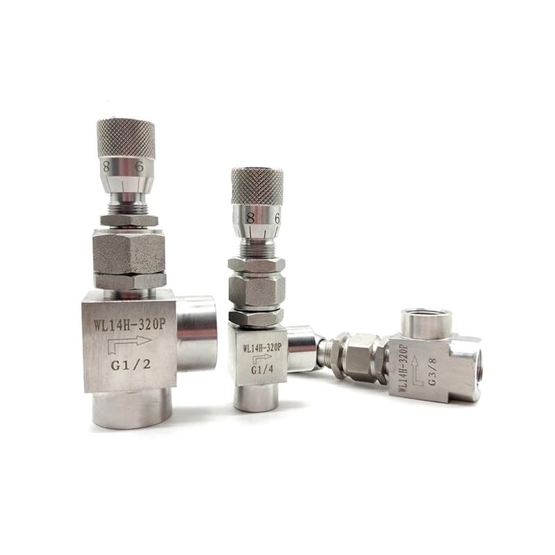 304 Stainless Steel Right Angle Type regulating Valve Female Thread 1/4