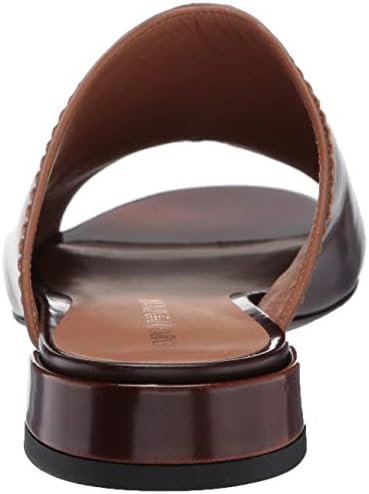 Emporio Armani Women's Open Toe Slide Mule, Brown, 38 Medium EU (8 US) | Image 2