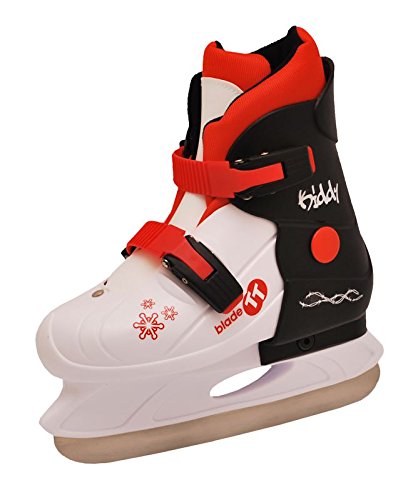 TT Blade Jungen KIDDY Schlittschuhe, Schwarz/Rot, 37-40 cm,...