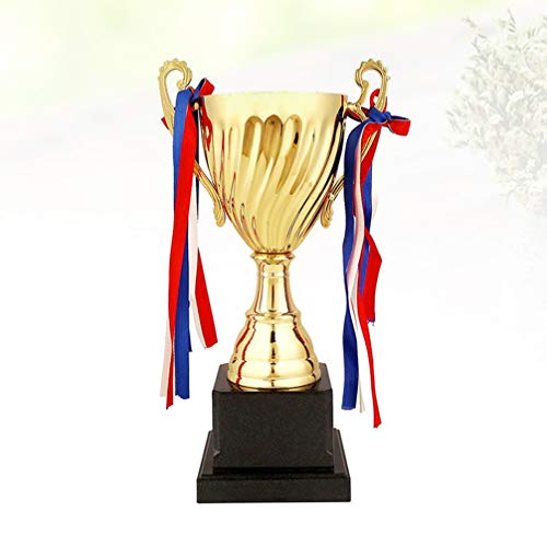 NUOBESTY Troféu Gold Award Trophy Metal Sports Match Trophy School Tournament Honor Competitive Cham