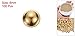 #US 100pcs Precision Solid Brass Bearing Balls 6mm Industrial Brass Ball Spheres