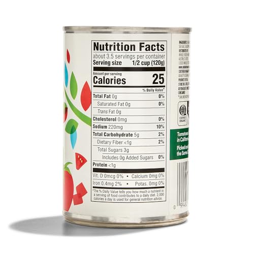 365 By Whole Foods Market, Organic Diced Tomatoes, 14.5 Ounce (Pack of 4) image 5