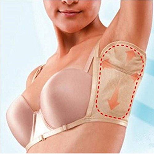 Underarm Sweat Pads, Dukars Reusable Underarm Armpit Sweat Pads Shields Quick-Drying Sweat-Absorbing Mat for Women