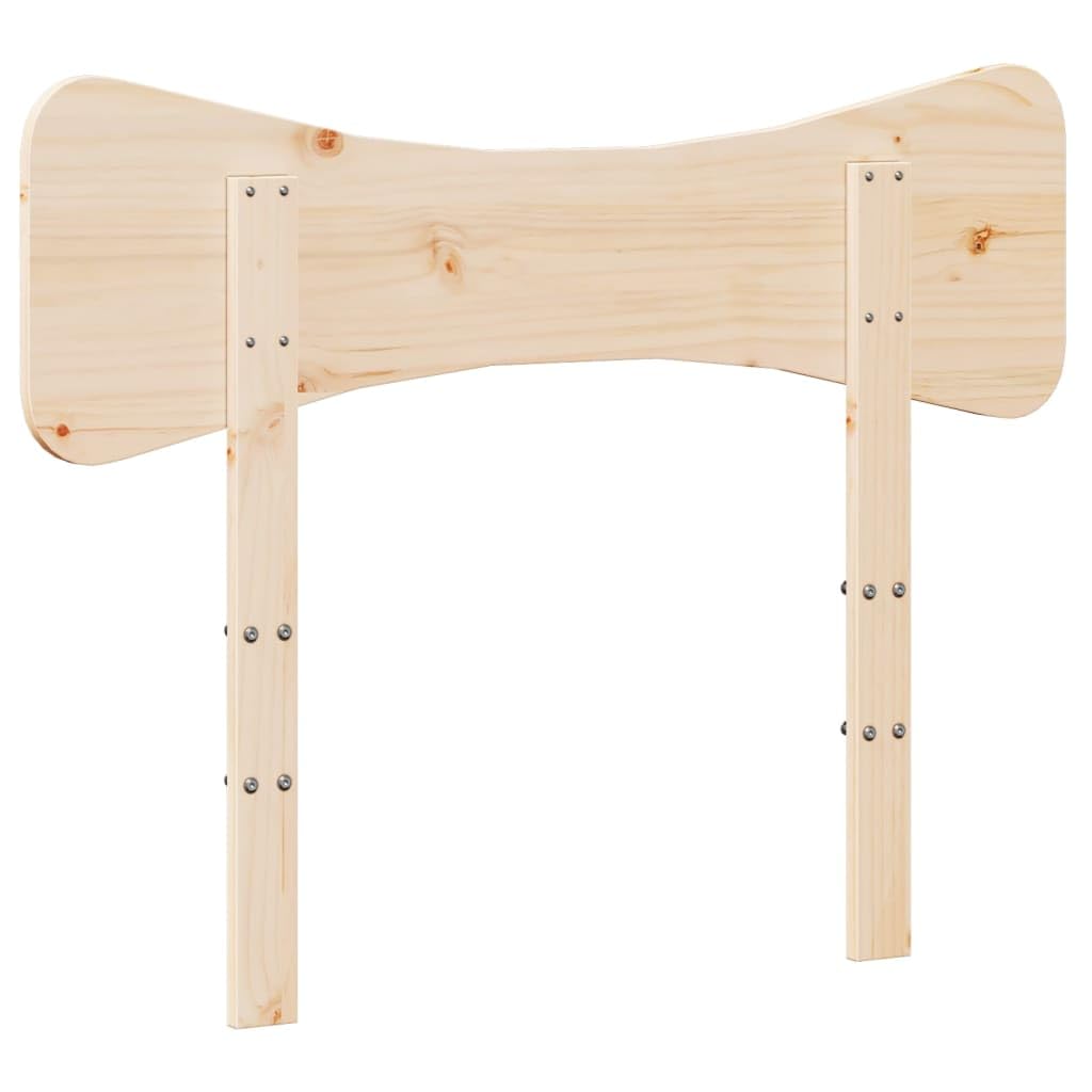 Cabecero de 100 cm de madera de pino maciza de diseño moderno cama resistente para dormitorio dormitorio juvenil cabecero pino sin tratar respaldo mientras lee televisión