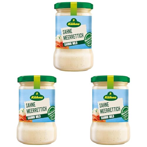 Kühne Sahnemeerrettich, 140g (Packung mit 3)