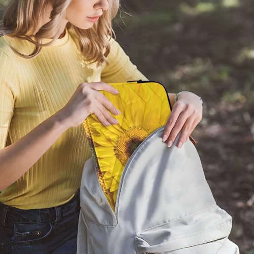 Funda para portátil 13-14 pulg girasol amarilla impermeable miniatura 6
