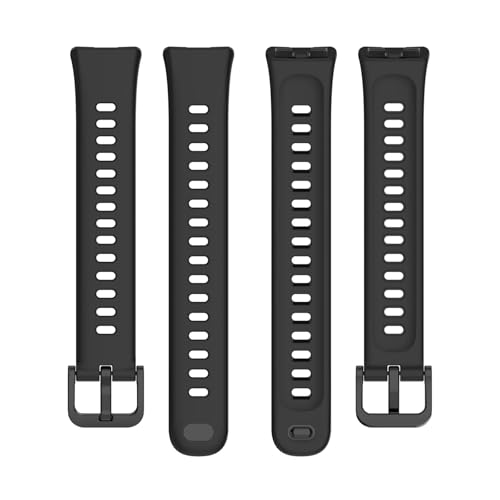 Correa de silicona para Band 11 pulsera de repuesto resistente negra 5