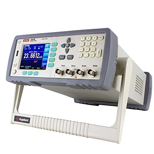KOZWAY Elektronischer DC-Lasttester Micro Ohm Tester AT515 Gleichstrom-Widerstandsmessgerät misst Verschiedene hoch